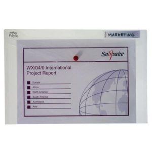 Poly file A4 Assorted Electra Colour -12844