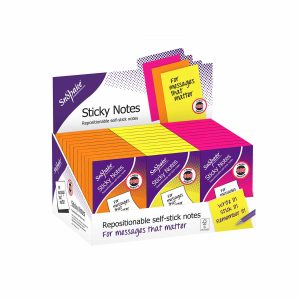 FSC Sticky Note 76x50 Display Assorted - 14007