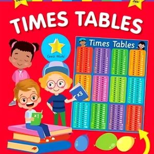 Times Tables: With Gold Star reward stickers